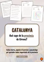 Aperçu - Feuilles d'exercices - Géographie de la Catalogne (province de Gérone) - Page de couverture