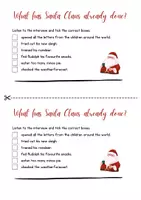 Vorschau - Arbeitsblätter - Christmas - Interview Santa Claus - Present Perfect Questions - Seite 2