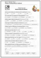 Vorschau - Interaktives Material - Multiple-Choice-Quiz: Weihnachten & Advent - Deckblatt