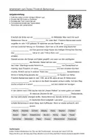 Vorschau - Arbeitsblätter - Arbeitsblätter zum Thema "Friedrich Barbarossa" (Lückentext, Hörverstehen) + Lösung & MP3 + Mindmap + Infografik - Deckblatt