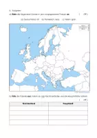 Vorschau - Klassenarbeiten - Lernkontrolle Deutschland Nachbarländer Atlasarbeit - Seite 2