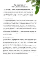 Vorschau - Arbeitsblätter - Christmas - The Mystery of the Christmas Pickle - Seite 1