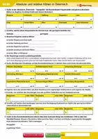 Vorschau - Arbeitsblätter - Absolute und relative Höhen in Österreich - Deckblatt