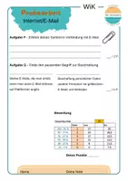 Vorschau - Klassenarbeiten - WiK - Das Internet + E-Mail, Probearbeit mit Lösung - Seite 3