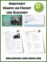 Vorschau - Stundenentwürfe - Kämpfe um Freiheit und Gleichheit (Arbeitsheft) - Deckblatt