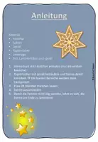 Vorschau - Mal- und Bastelvorlagen - Materialpaket Weihnachtssterne und Weihnachtshäuser - Seite 2