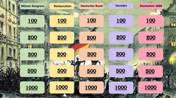 Vorschau - Interaktives Material - Quizshow: Restauration & Revolution 1848 (Interaktives Ratespiel) - Seite 1
