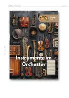 Vorschau - Arbeitsblätter - Lernheft: Orchesterinstrumente, Ihre Funktionen und Ihre Geschichte - Seite 1