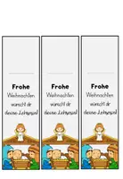 Vorschau - Mal- und Bastelvorlagen - Schülergeschenk: Weihnachten - Schokolade - Mitbringsel / Giveaway Vorlage - Seite 1