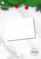 anteprima - Materiale per pittura e bricolage - Biglietto di Natale da ripassare e colorare - Pagina di copertina