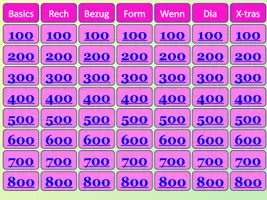 Vorschau - Spiele - Wissenswand EXCEL - Seite 1