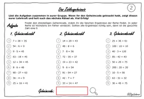 Vorschau - Arbeitsblätter - Escaperoom: Grundrechenarten gemischt - Seite 2
