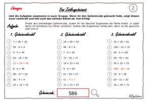 Vorschau - Arbeitsblätter - Escaperoom: Grundrechenarten gemischt - Seite 3