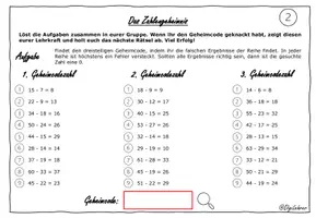 Vorschau - Arbeitsblätter - Escaperoom: Grundrechenarten - Seite 2