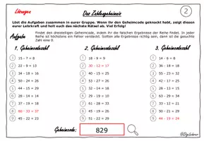 Vorschau - Arbeitsblätter - Escaperoom: Grundrechenarten - Seite 3