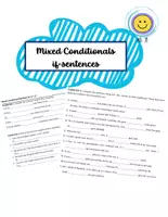 Vorschau - Arbeitsblätter - Mixed Conditionals - including two gaps - Deckblatt