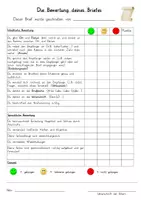 Vorschau - Klassenarbeiten - Persönlicher Brief: Klassenarbeit & Bewertungsbogen - Deutsch - Kl. 3/4 - Seite 3