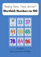Vorschau - Spiele - "I have, who has?" - zum Wortfeld "Numbers bis 100" - Deckblatt