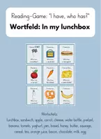 Vorschau - Spiele - "I have, who has...?" zum Wortfeld "In my lunchbox" - Deckblatt