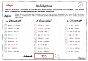Vorschau - Spiele - Escaperoom: Größenvergleich Einheiten (Zeit, Geld, Gewicht, Längen) - Seite 3