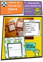 Vorschau - Spiele - Errate es! Zeichne es! Wortschatz Spiel Froschklasse - Deckblatt