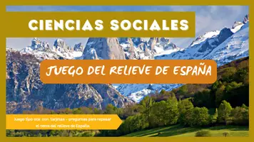 Vista previa - Juegos / Gamificación - EL RELIEVE DE EPAÑA- JUEGO DE LA OCA - Portada