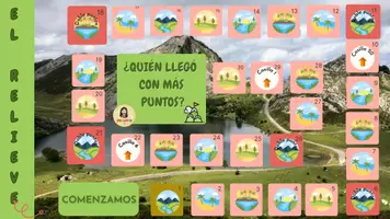 Vista previa - Juegos / Gamificación - EL RELIEVE DE EPAÑA- JUEGO DE LA OCA - página 1