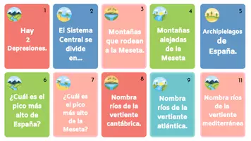 Vista previa - Juegos / Gamificación - EL RELIEVE DE EPAÑA- JUEGO DE LA OCA - página 3