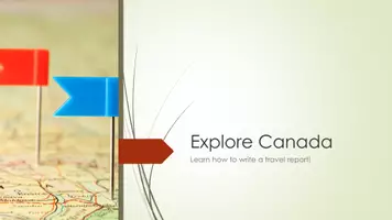 Vorschau - Arbeitsblätter - How to write a travel report || Kanada Edition - Seite 1