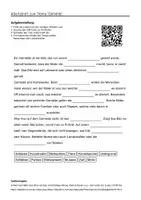 Vorschau - Arbeitsblätter - Arbeitsblätter zum Thema "Gemälde" (Lückentext, Hörverstehen) + Lösung & MP3 - Deckblatt