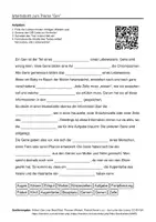 Vorschau - Arbeitsblätter - Arbeitsblätter zum Thema "Gen" (Lückentext, Hörverstehen) + Lösung & MP3 - Deckblatt