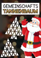 Vorschau - Mal- und Bastelvorlagen - Gemeinschafts-Tannenbaum (Blanko Malvorlage) - Deckblatt