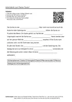Vorschau - Arbeitsblätter - Arbeitsblätter zum Thema "Gurke" (Lückentext, Hörverstehen) + Lösung & MP3 - Deckblatt