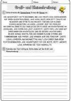 Vorschau - Arbeitsblätter - Advent Deutsch Klasse 2 bis 3 Groß- und Kleinschreibung Abschreibetext Grammatik - Seite 1