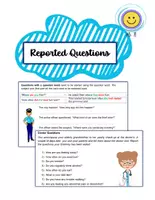 Vorschau - Arbeitsblätter - Reported Speech - Questions - Explanation and Tasks - Deckblatt