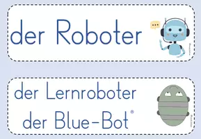 Vorschau - Präsentationen/Tafelbilder - Programmieren mit den Blue-Bots® - Wortspeicher - Seite 1