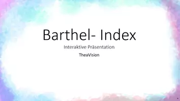Vorschau - Spiele - Barthel Index Interaktive Präsentation - Deckblatt