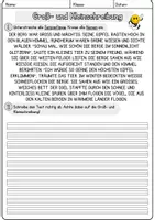 Vorschau - Arbeitsblätter - Berge Groß und Kleinschreibung Klasse 4 Abschreibetext Deutschübungen - Seite 2