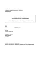 Vorschau - Stundenentwürfe - LEHRPROBE Das Gewissen greifbar machen - Gestaltungskompetenz - Seite 1