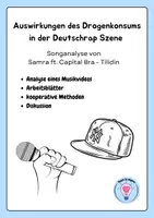 Vorschau - Stundenentwürfe - Auswirkungen von Drogenkonsum in der Deutschrap Szene - Deckblatt