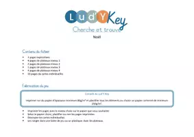 Aperçu - Jeux - Cherche et Trouve de Noël – 60 cartes & 4 niveaux de difficulté (jeu familial et ateliers) - Page 2