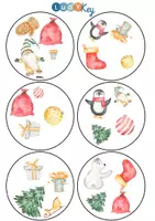 Aperçu - Apprentissages en autonomie - Jeu de symbole rapide 3 niveaux de Noël - Page 2