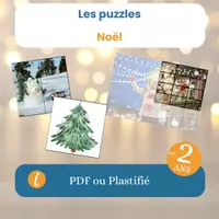 Aperçu - Jeux - Les puzzles de Noël - Page de couverture