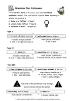 Vorschau - Poster - Grammar revision: Overview if-clauses - Seite 1