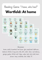 Vorschau - Spiele - "I have, who has?" zum Wortfeld Home - Deckblatt