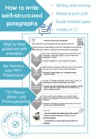 Vorschau - Poster - Writing skills booster: How to write better paragraphs - Seite 3