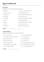 Vorschau - Arbeitsblätter - Diary of a Wimpy Kid (Informationstext und Übungen) - Seite 1