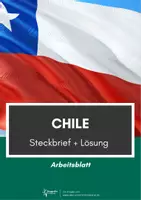Vorschau - Arbeitsblätter - Chile Steckbrief - Deckblatt