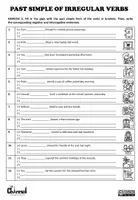 Aperçu - Feuilles d'exercices - PAST SIMPLE - Worksheet (12 sentences) - Page 2