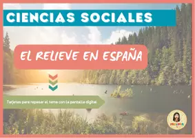 Vista previa - Refuerzo / NEE / Materiales de apoyo - EL RELIEVE DE ESPAÑA-PANTALLA DIGITAL - Portada